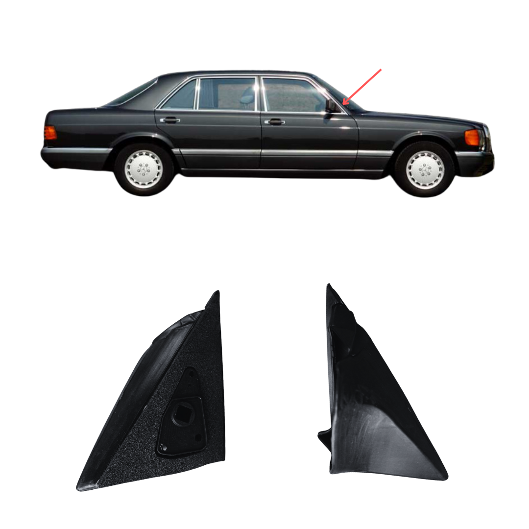 S-45 ベンツ W126SEL サイド ミラー左 A1268104316 w126-s-se-sel-sec-cap-outside-mirror-right-rhd-a1268110661