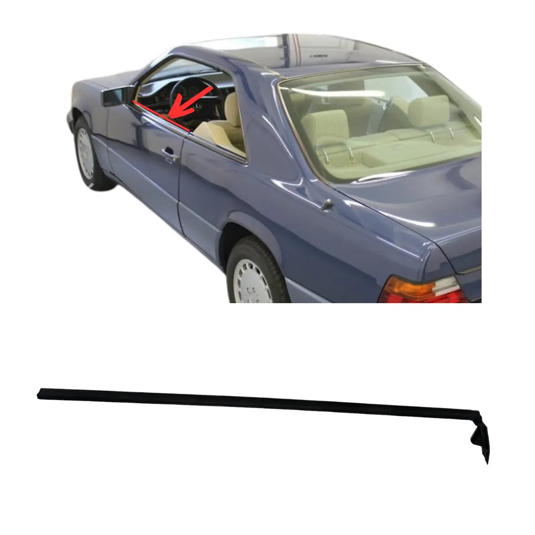 W124 Coupé / Cabrio Abdichtschiene Türfenster innen links Neu 