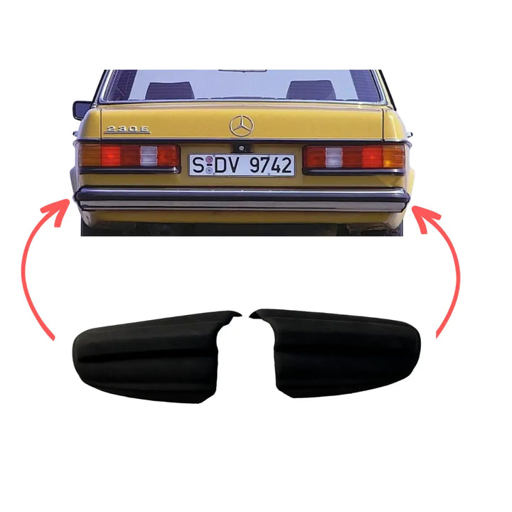 W123 S123 Cover Bumper SET rear left & right