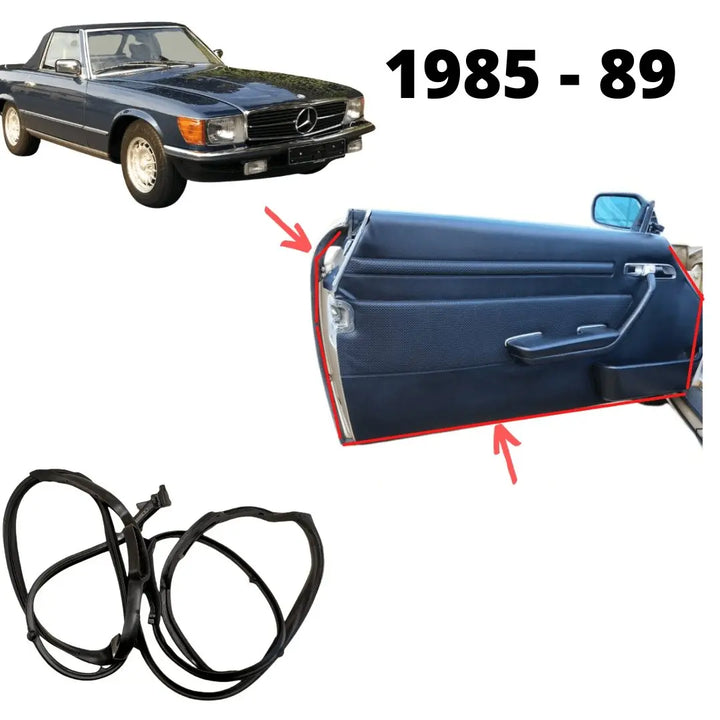 W107 R107 SL door seal SET left & right new late