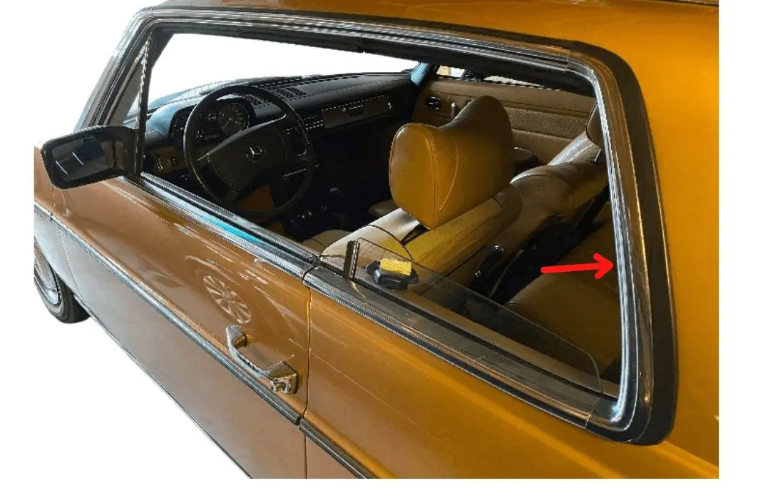 W114 Coupé Abdichtschiene Seitenfenster C Säule NEU » Mercedes 
