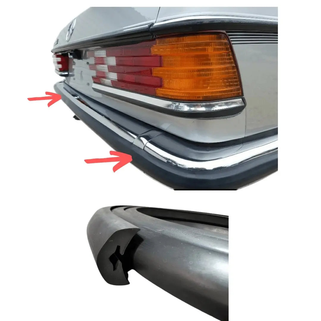 W123 Coupé bumper impact rubber rear NEW - MBZCLASSICPARTS GmbH