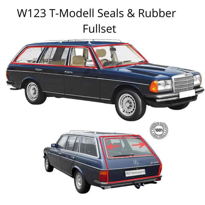 W123 S123 T-Modell Fullset Seals NEW - MBZCLASSICPARTS GmbH