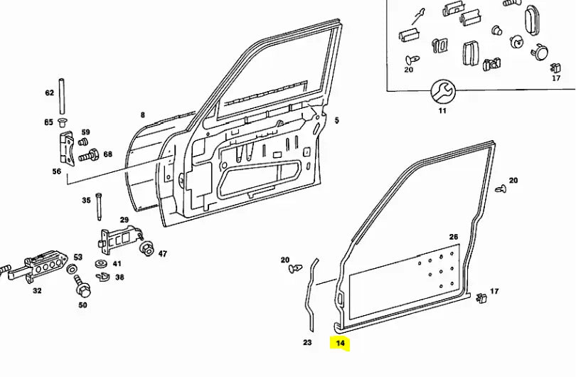 Vordere Linke Türspiegelblende Für Mercedes A-Klasse W169 (2004–2012) – ABS, Schwarz – OEM A1696900187 Vordere Linke Türspiegelblende Für Mercedes A-Klasse W169 (2004–2012) – ABS, Schwarz – OEM A1696900187